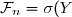 {\cal F}_n=\sigma(Y)
